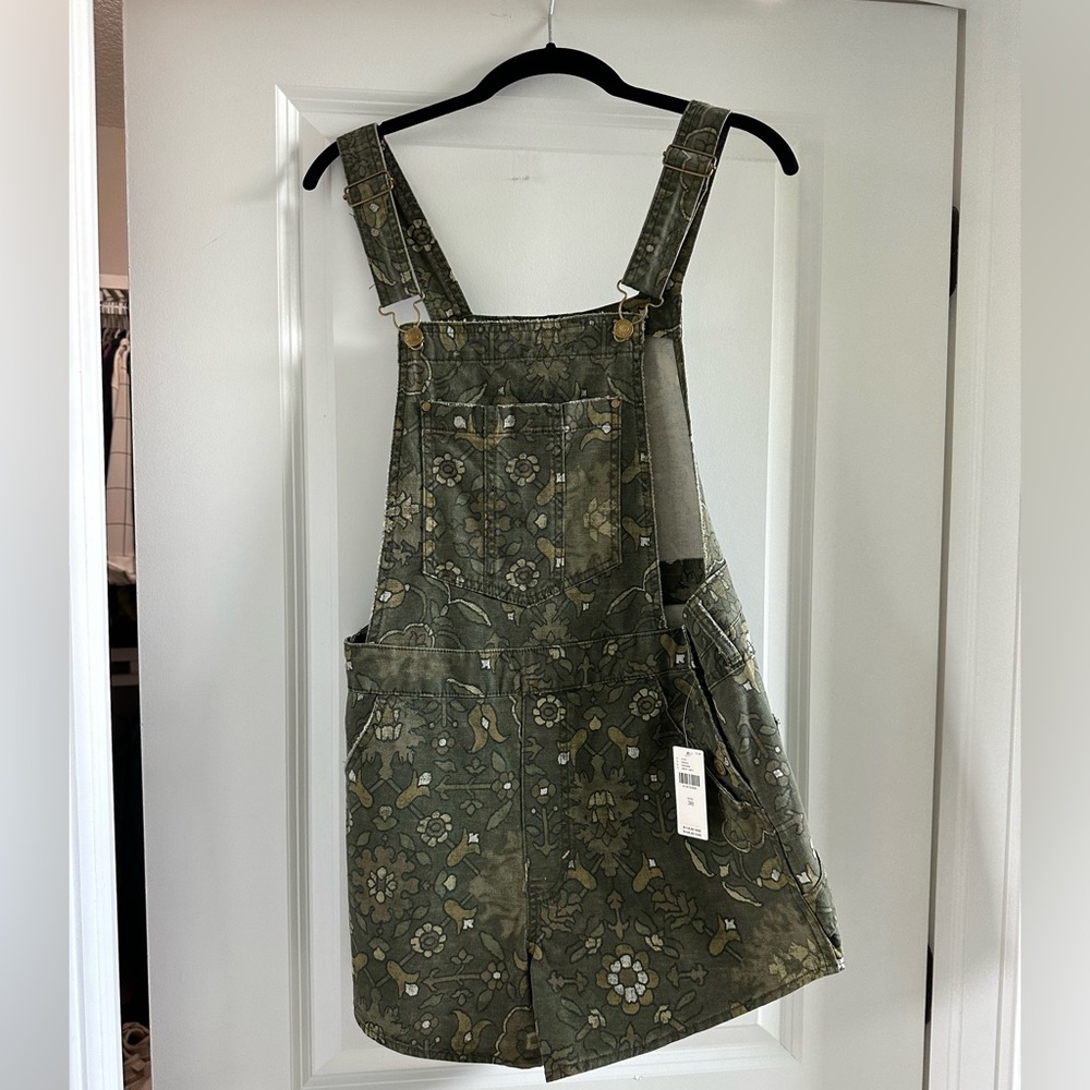 Anthropologie Pilcro Shorts Overalls Romper